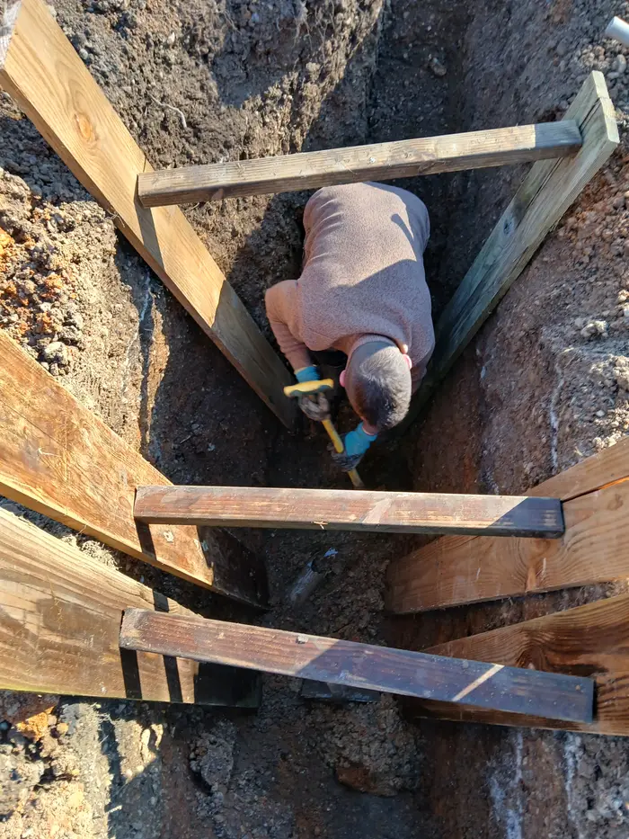 Chantier de terrassement par LGB Paysage près de Bordeaux (2)
